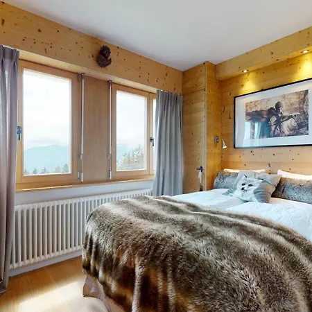 Superbe Renove Avec Vue Degagee * Crans-Montana
