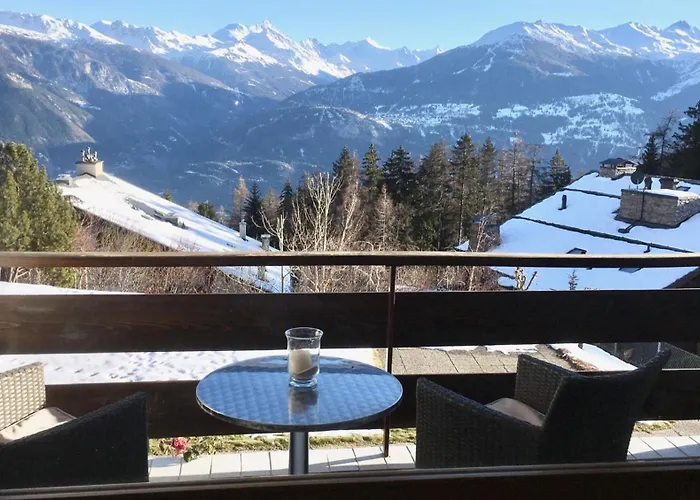 Superbe Renove Avec Vue Degagee * Crans-Montana